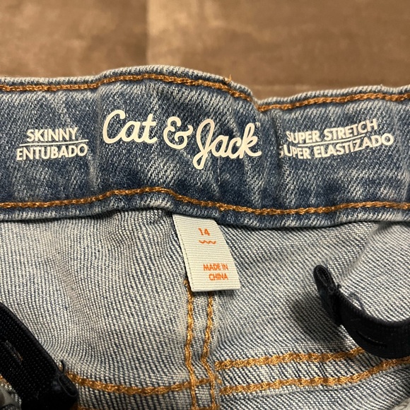 Girls Cat & Jack Skinny Stretch Jeans - Picture 4 of 5